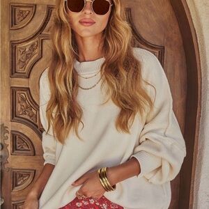 VICI Elouise Knit Oversized Pullover Sweater